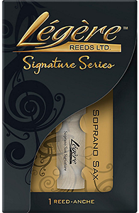 Legere Soprano Saxophone Reed, Signature