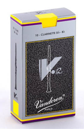 Vandoren V12 B-Flat Clarinet Reeds (Box of 10)